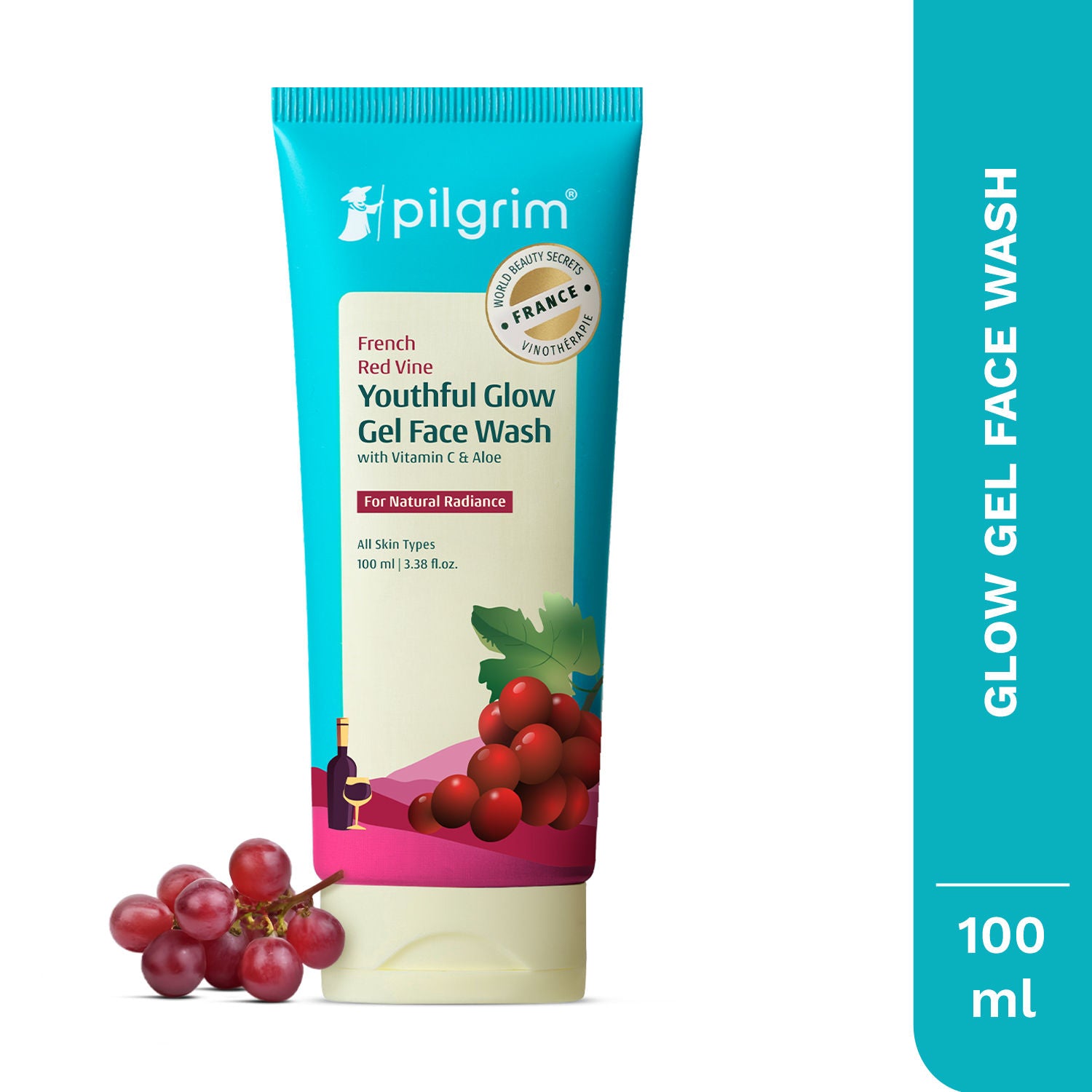 Red Vine Face Wash with Vitamin C & Aloe