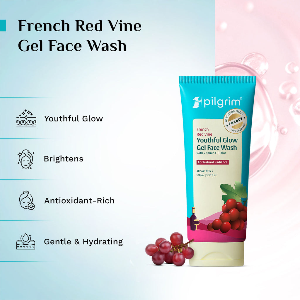 Red Vine Face Wash with Vitamin C & Aloe