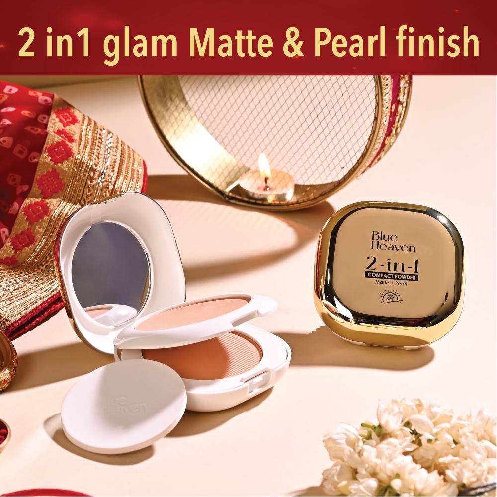 2-In-1 Matte + Pearl Compact Powder