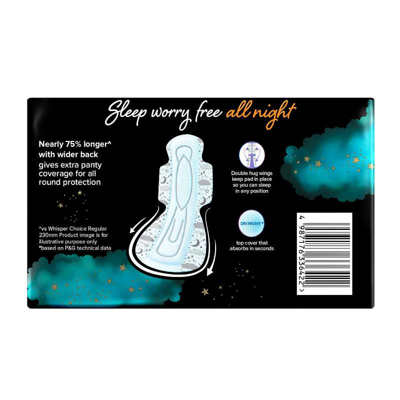 Bindazzz Nights 10 XXXL Sanitary Pads, Upto 0% Leaks All Night Long