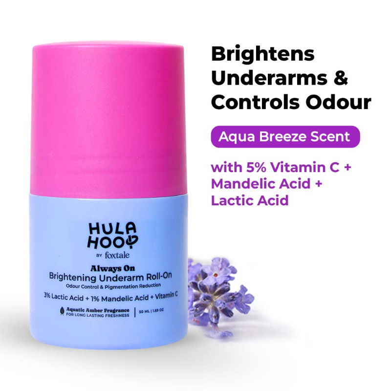 Hula Hoop Always On Brightening Underarm Roll-On