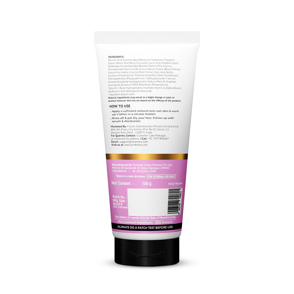 Kesar & Kojic Acid Facewash For All Skin Types