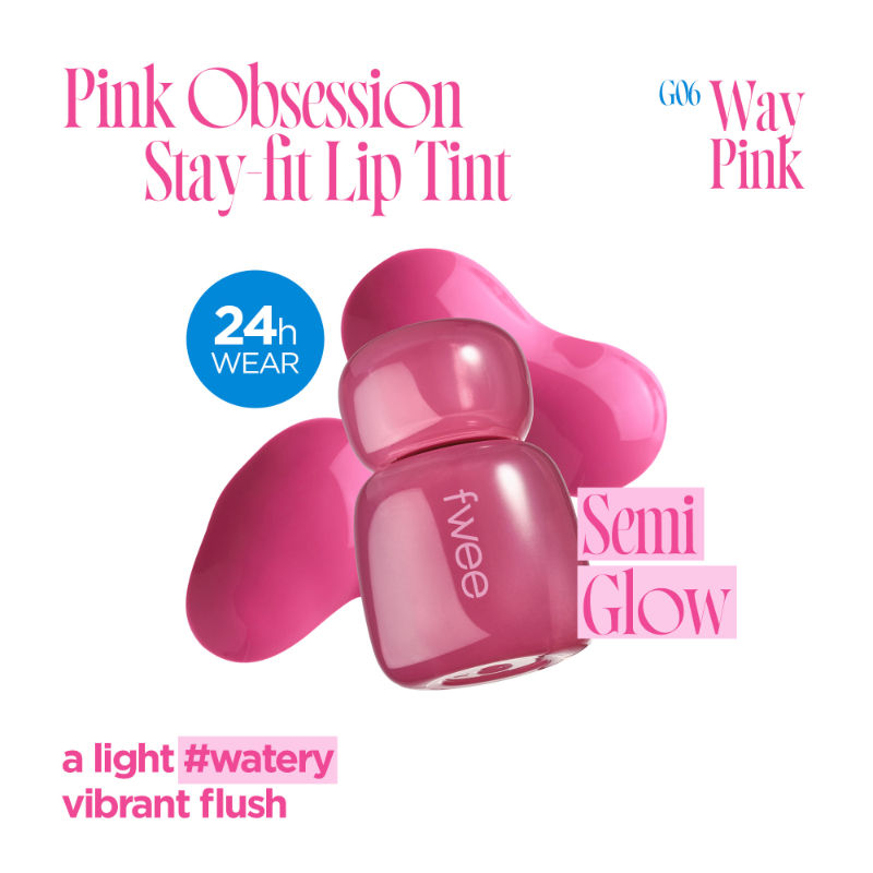 Pink Obsession Stay-Fit Lip Tint - G06 Way Pink
