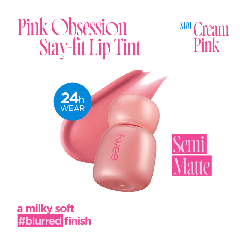 Pink Obsession Stay-Fit Lip Tint - M01 Cream Pink