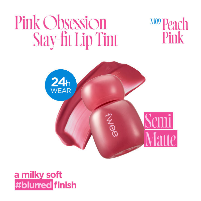 Pink Obsession Stay-Fit Lip Tint - M09 Peach Pink
