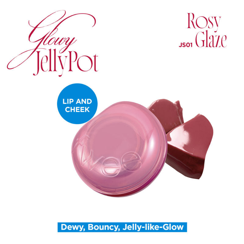 Lip&Cheek Glowy Jelly Pot - JS01 Rosy Glaze