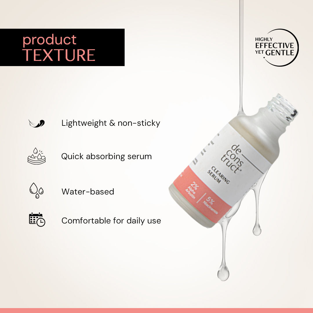 5% Niacinamide Face Serum with Alpha Arbutin, For Acne Marks, Beginner Friendly