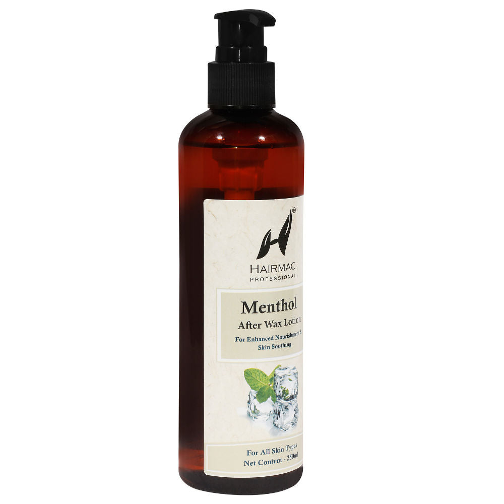 Professional Menthol After Wax Lotion for Calming Skin and Removing Rashes