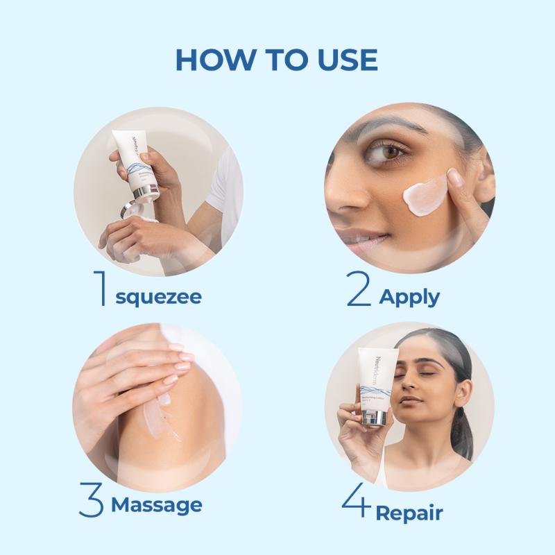 Moisturising Face & Body Lotion For Dry, Aging, Wrinkles, Acne, Red Skin With Vitamin E