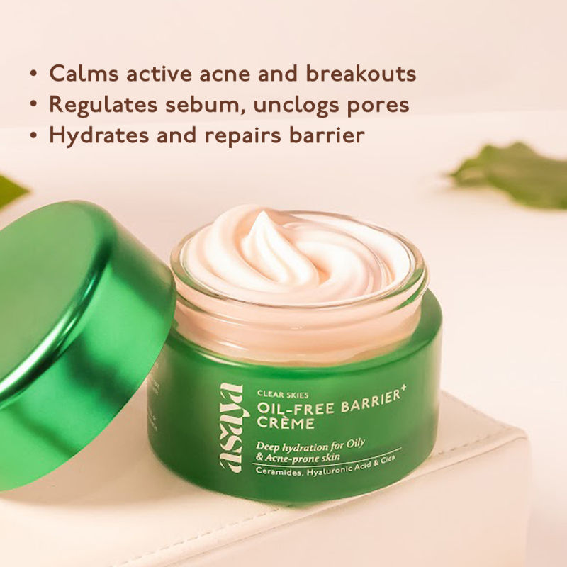 Salicylic Acid & Ceramide Moisturizer for Oily Skin, Face Moisturizer for Acne Prone Skin
