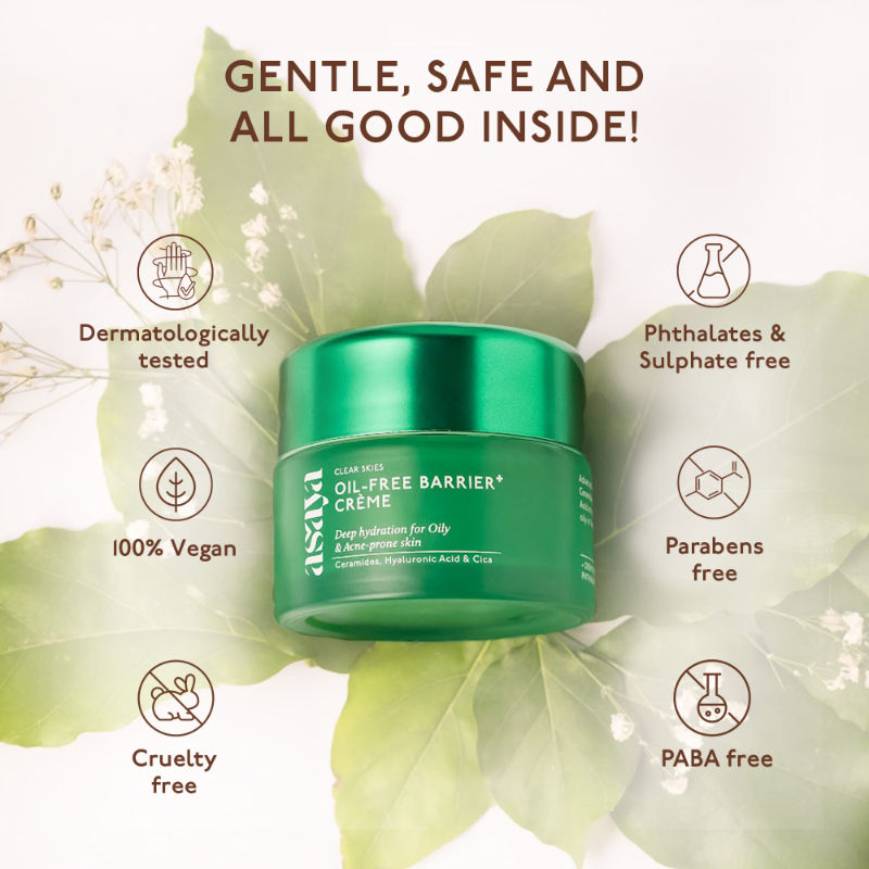 Salicylic Acid & Ceramide Moisturizer for Oily Skin, Face Moisturizer for Acne Prone Skin