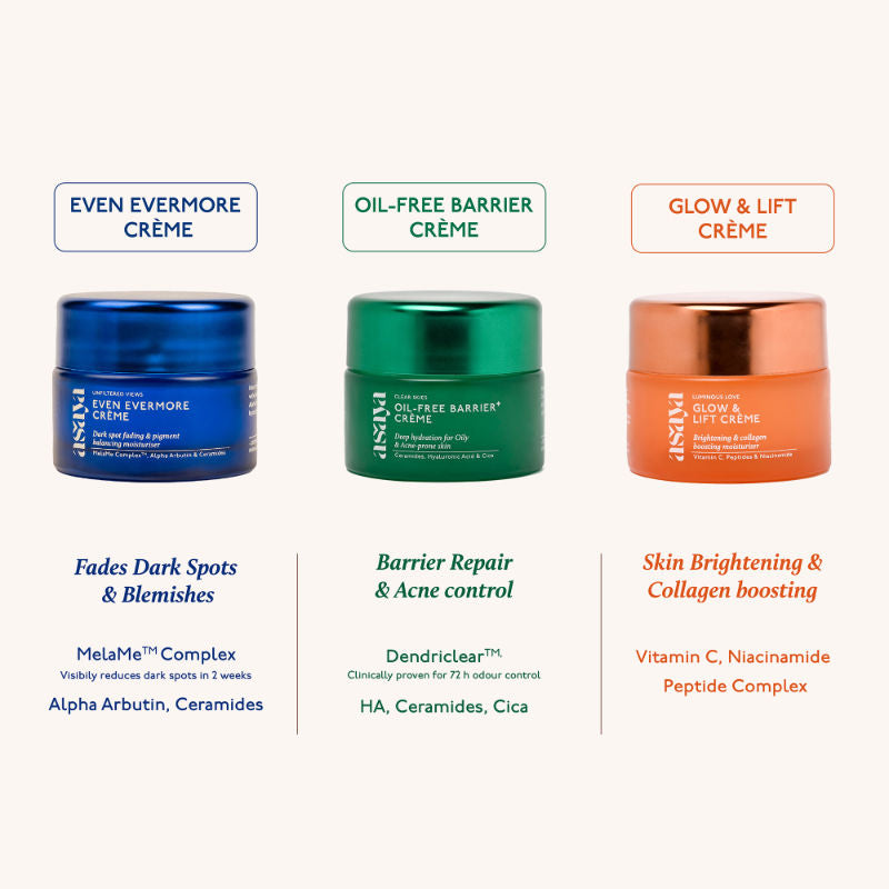 Vit C & Niacinamide Moisturizer for All Skin Types, Brightening Collagen Cream with Peptides