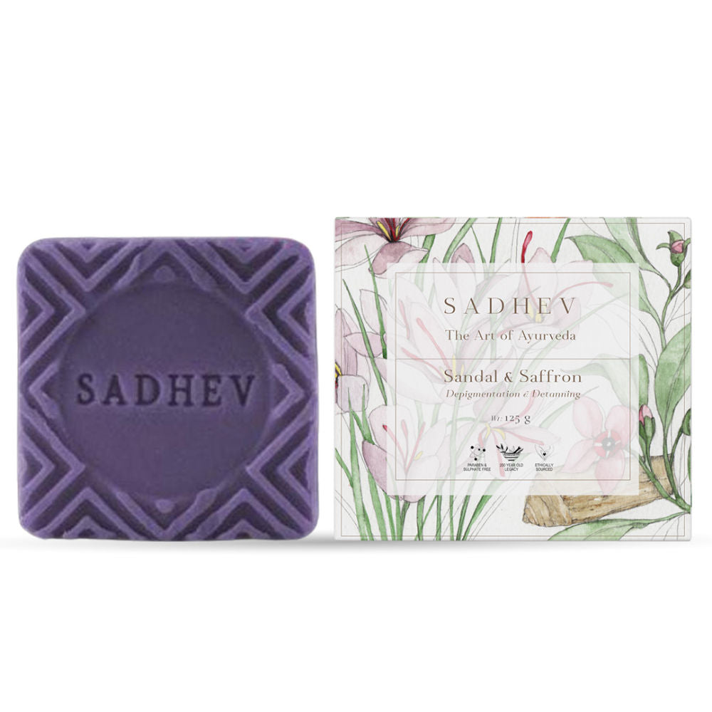 Depigmentation & Detanning Bathing Bar - Sandal & Saffron