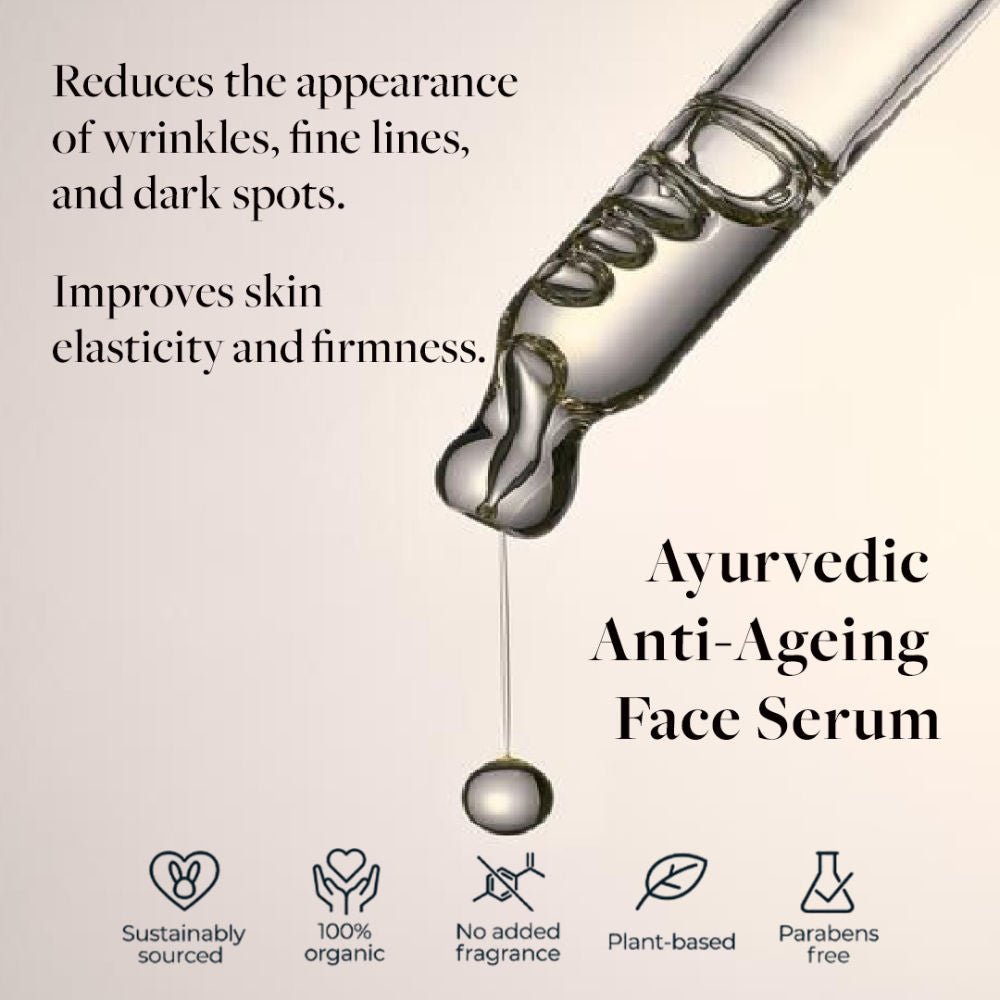 Ayurvedic Anti-Ageing Face Serum with Bakuchiol & Naturally Derived Retinol