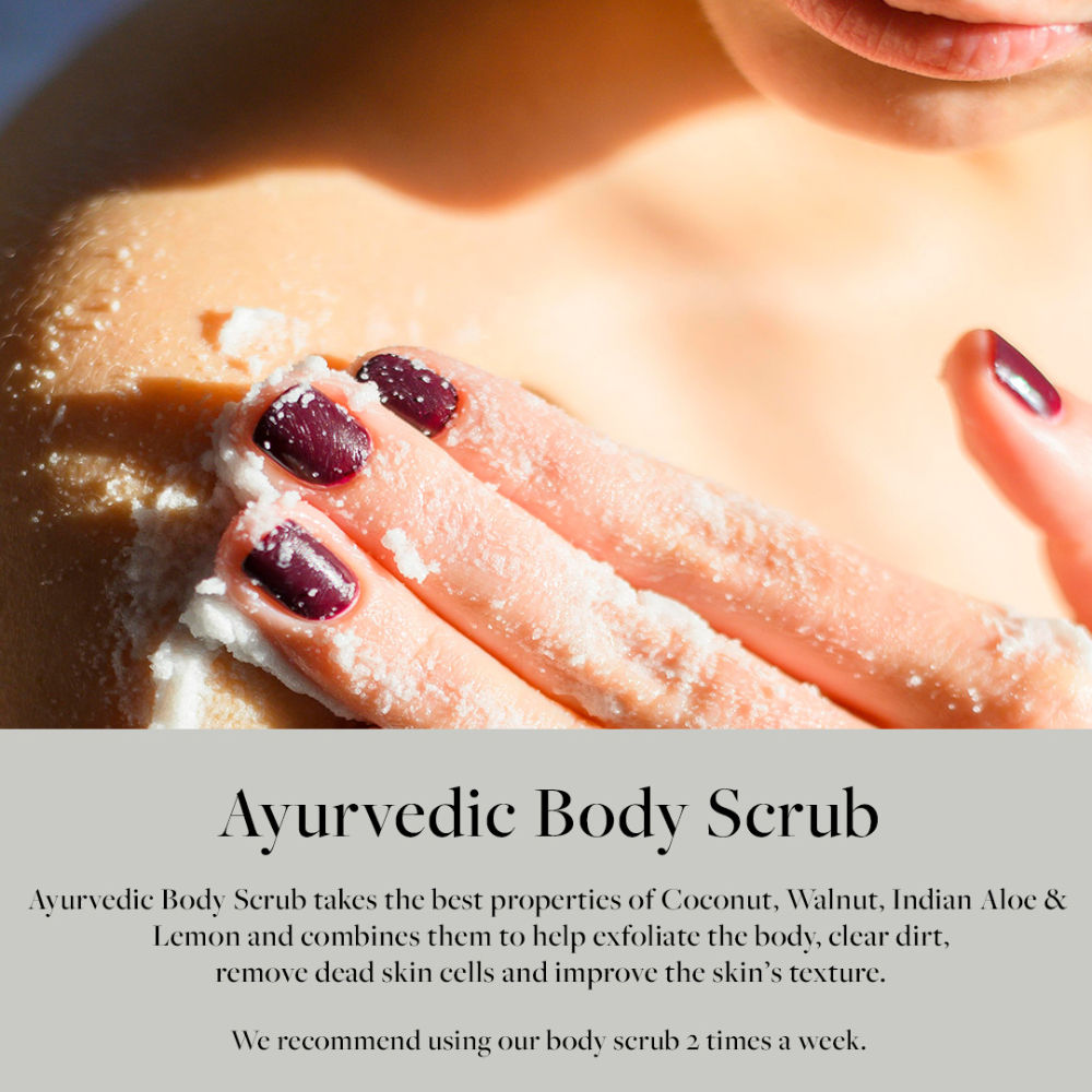 Ayurvedic Coconut and Aloe Vera Body Scrub