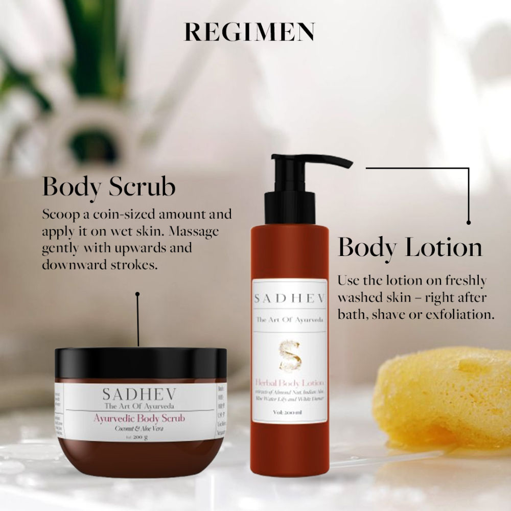 Ayurvedic Coconut and Aloe Vera Body Scrub