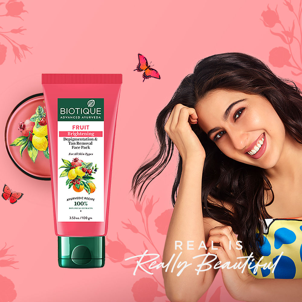 BIO Fruit Whitening & Depigmentation Tan Removal Face Pack