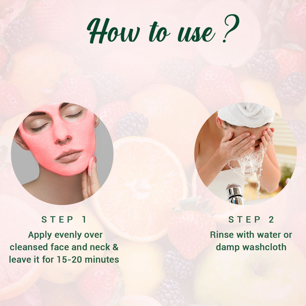 BIO Fruit Whitening & Depigmentation Tan Removal Face Pack
