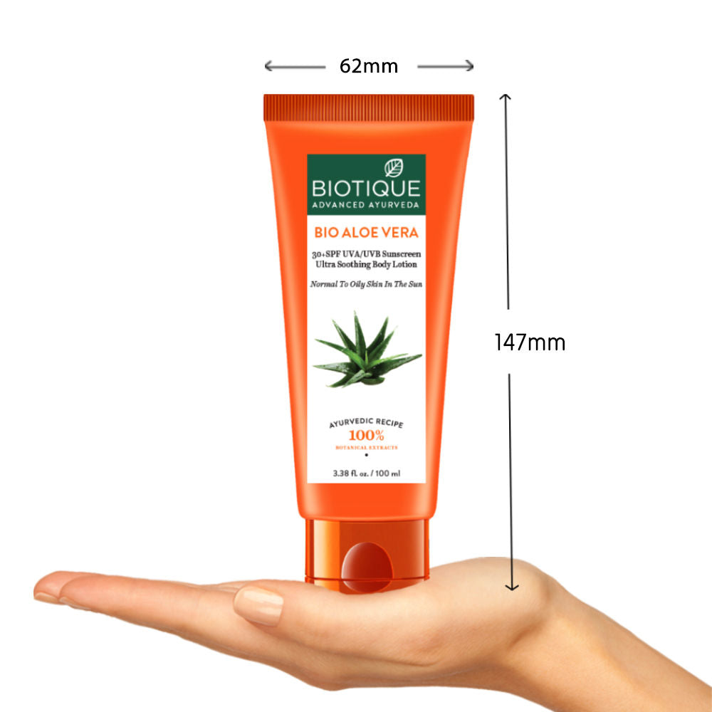 Bio Aloe Vera 30+ SPF Sunscreen Ultra Soothing Body Lotion