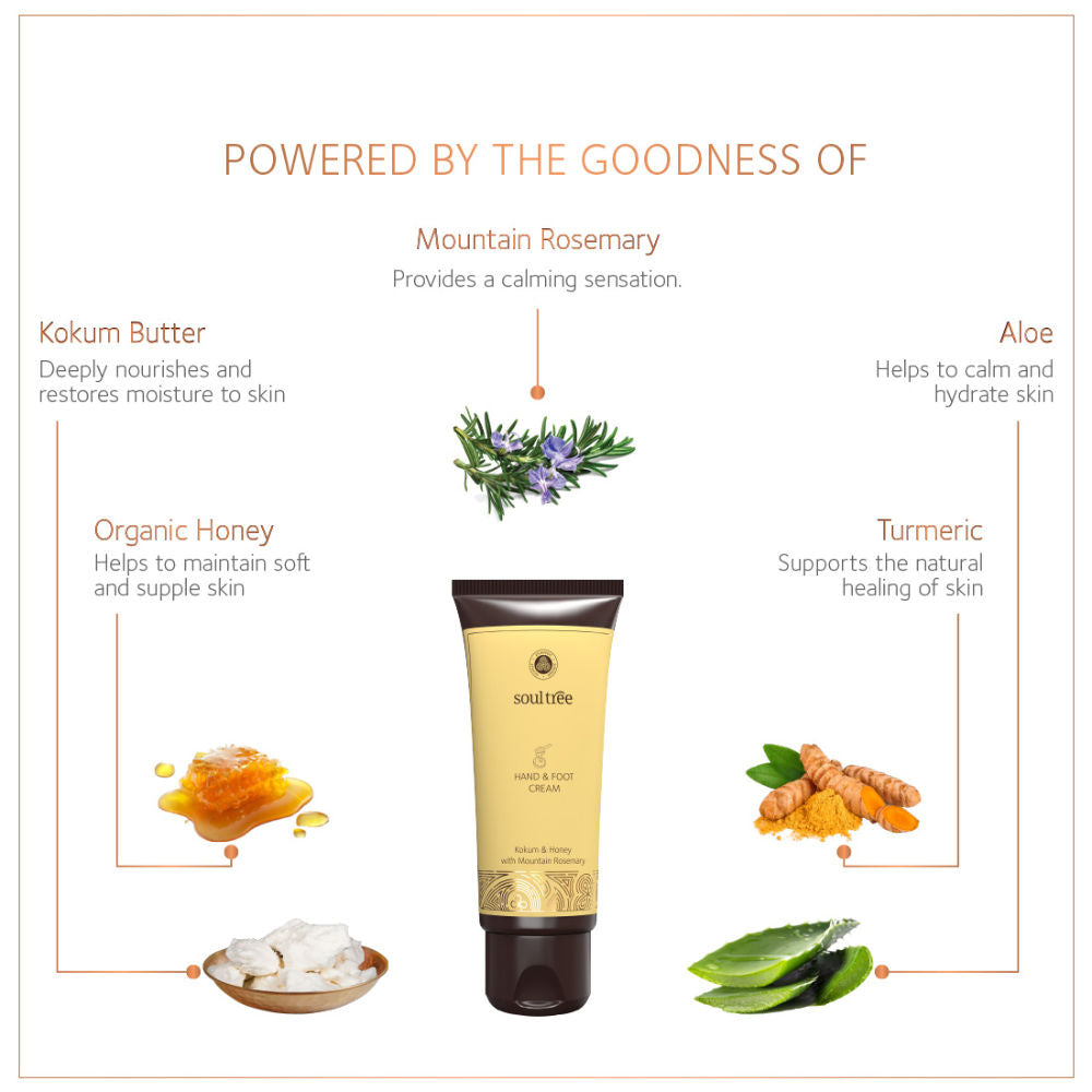 Hand & Foot Cream - Kokum & Honey with Mountain Rosemary