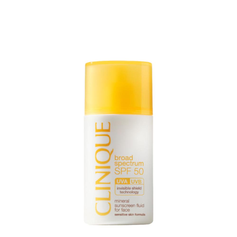 SPF 50 UVA/UVB Mineral Sunscreen Fluid For Face