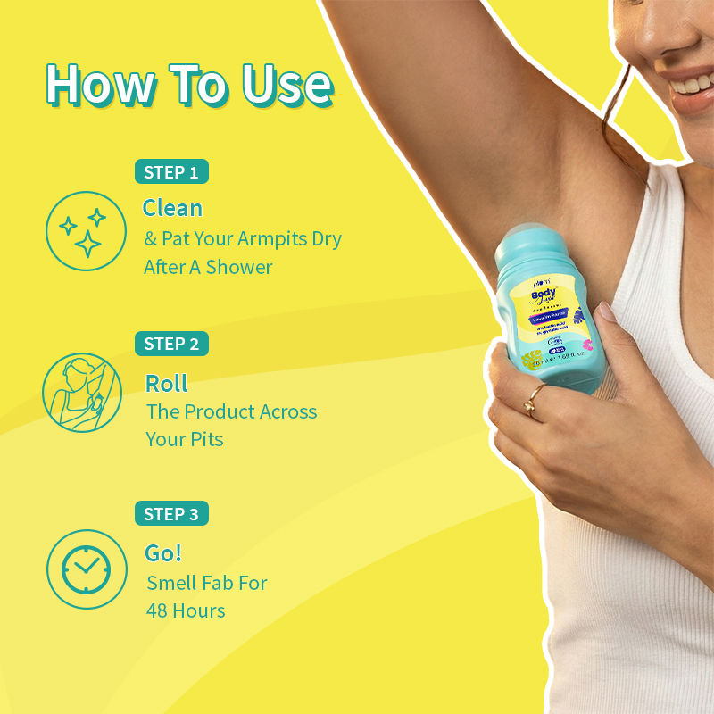 BodyLovin Hawaiian Rumba Deodorant Roll-On Controls Underarm Odor