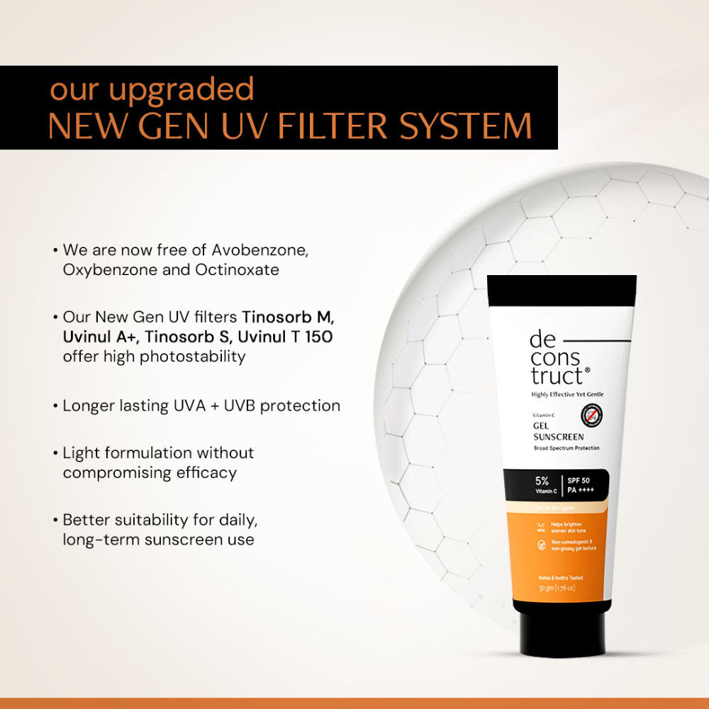 5% Vitamin C Gel Sunscreen In Vivo Tested SPF 50 PA+++