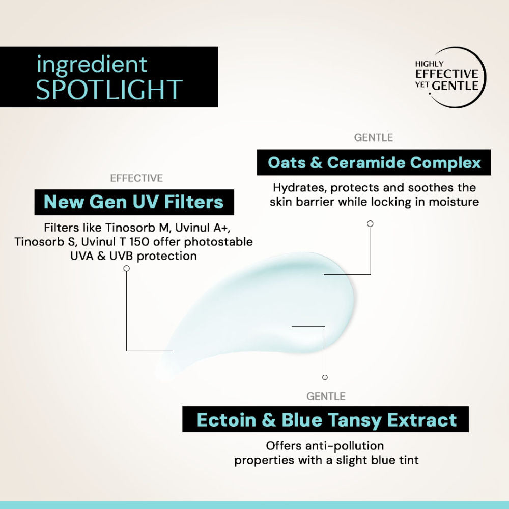 Oats & Ceramide Gel Sunscreen In Vivo Tested SPF 50 PA+++