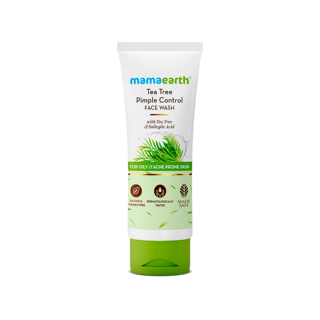 Face Wash With Tea Tree Oil And Neem Extract For Acne &pimples - 100ml