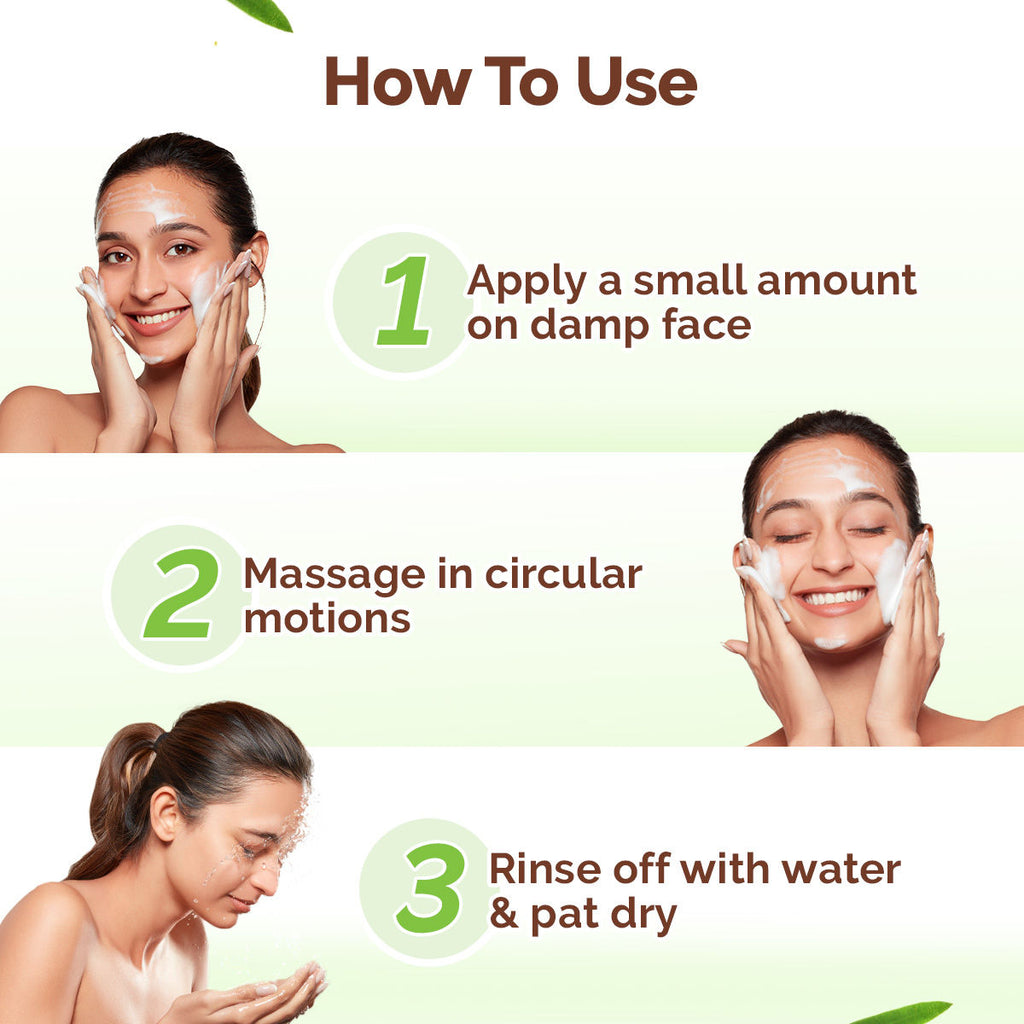 Face Wash With Tea Tree Oil And Neem Extract For Acne &pimples