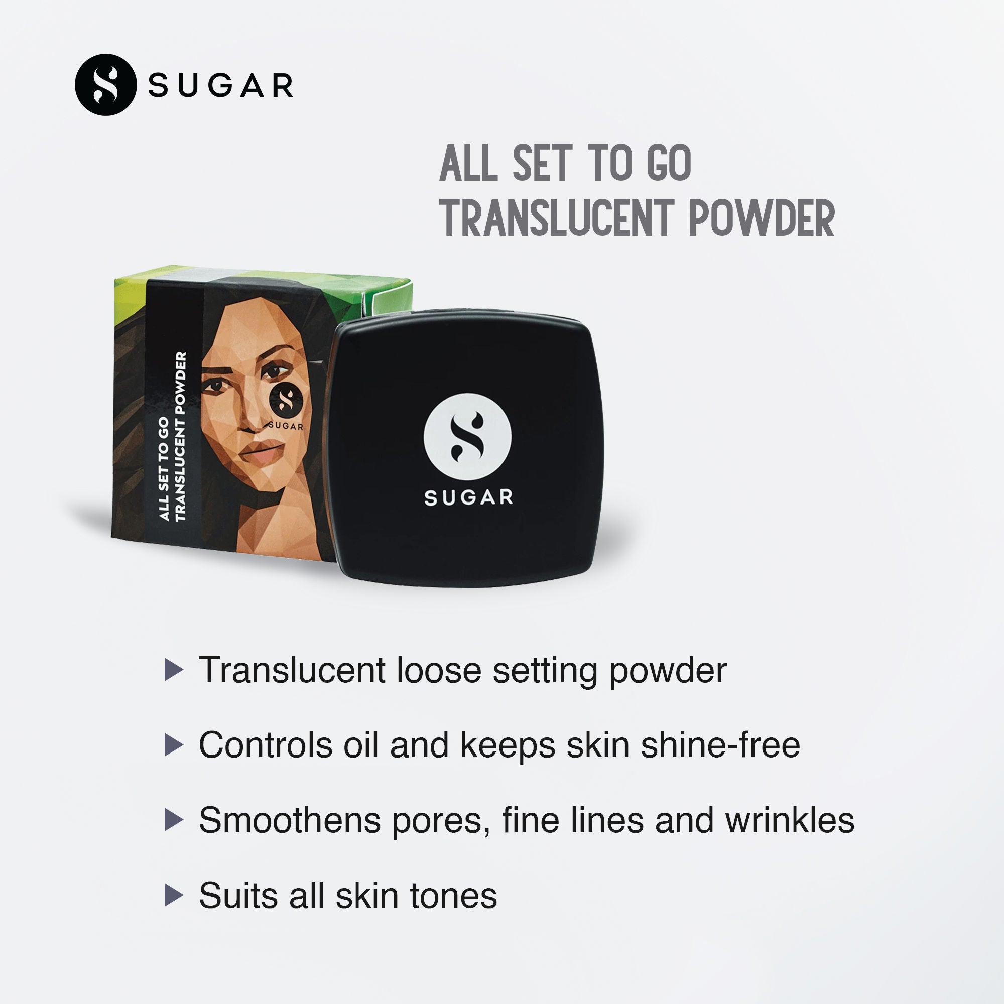 All Set To Go Translucent Powder For Face|Setting Loose Powder |Lightweight| Matte Finish