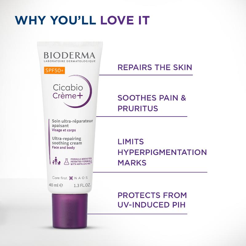 Cicabio SPF 50+ Repairing Cream
