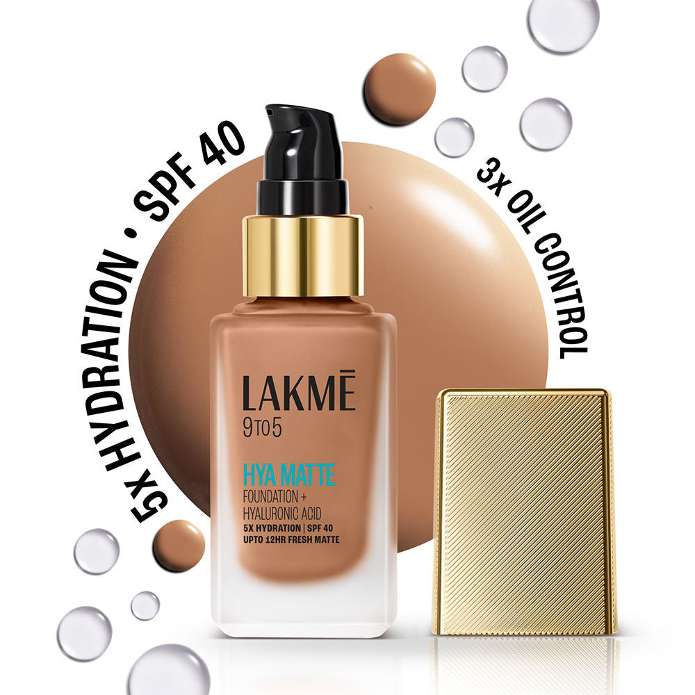 9to5 Hya Matte Foundation + Hyaluronic Acid - Neutral Chestnut