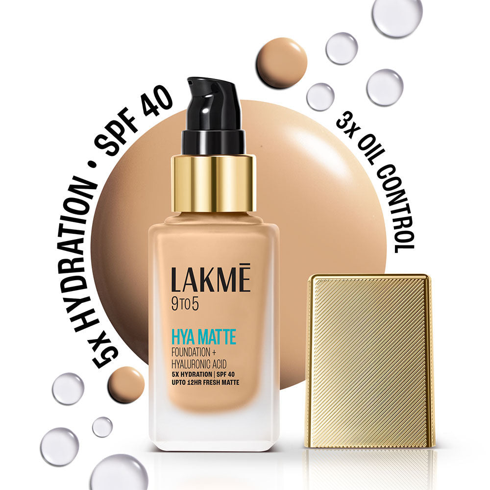 9to5 Hya Matte Foundation + Hyaluronic Acid - Neutral Light