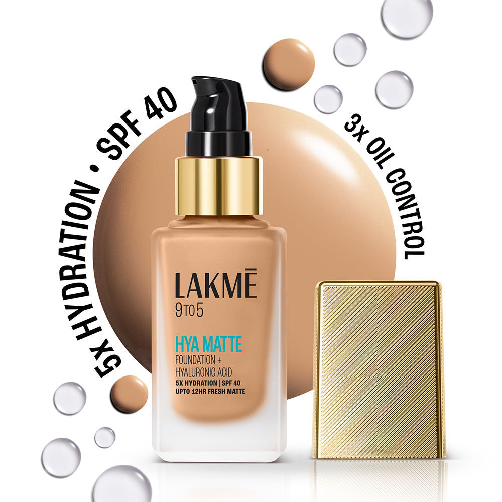 9to5 Hya Matte Foundation + Hyaluronic Acid - Warm Wood
