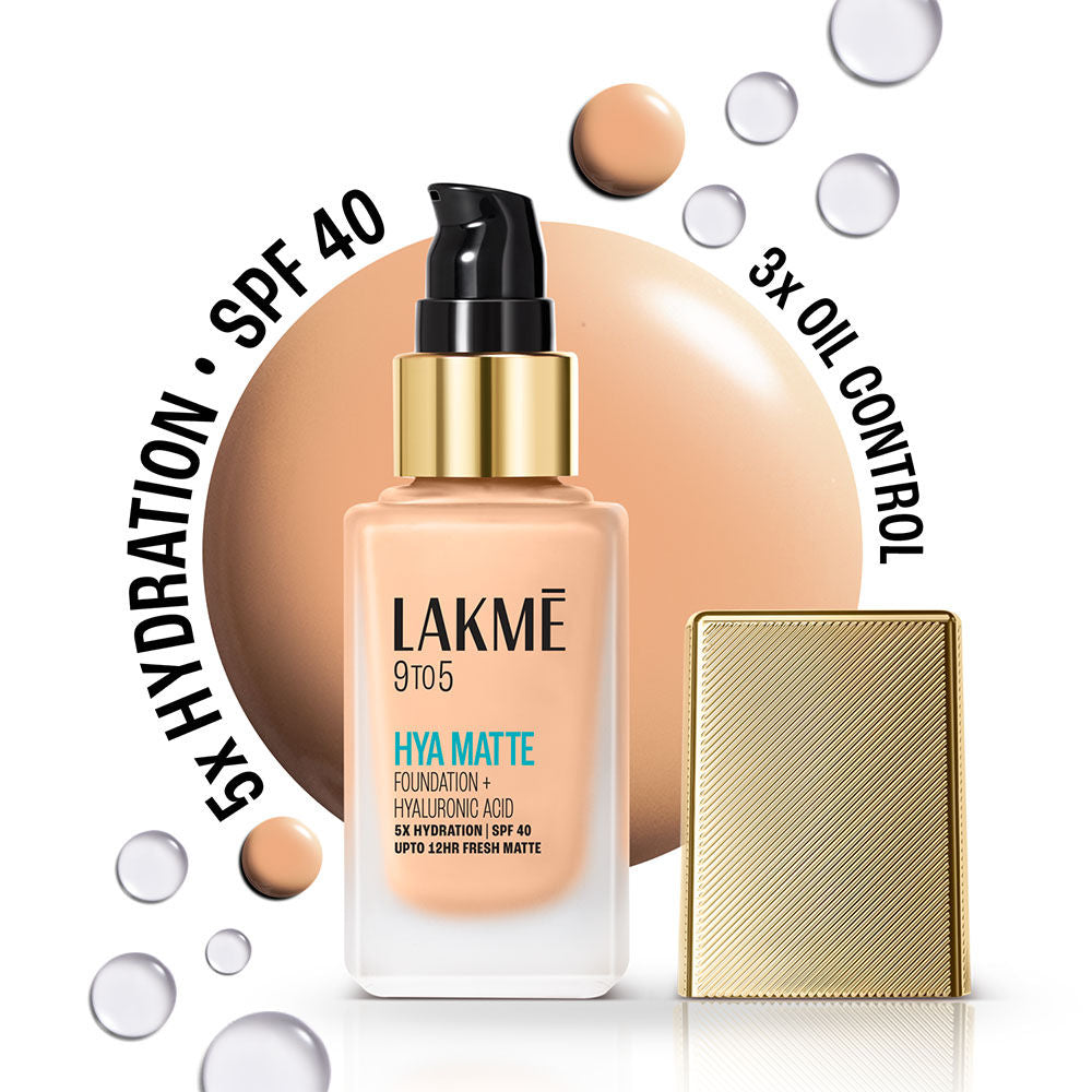 9to5 Hya Matte Foundation + Hyaluronic Acid - Cool Ivory