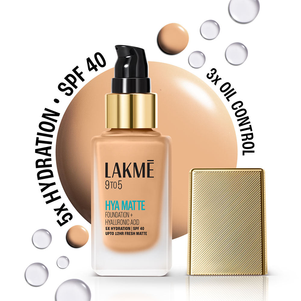 9to5 Hya Matte Foundation + Hyaluronic Acid - Cool Rose