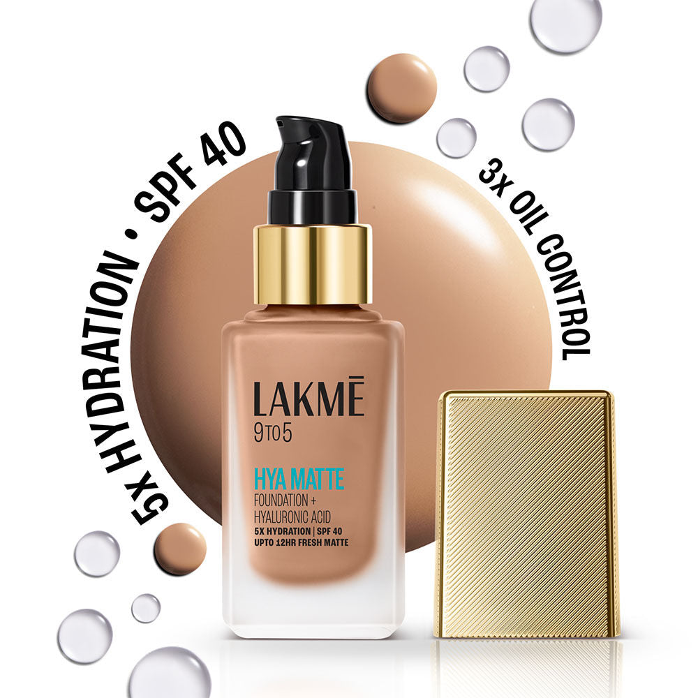 9to5 Hya Matte Foundation + Hyaluronic Acid - Neutral Honey