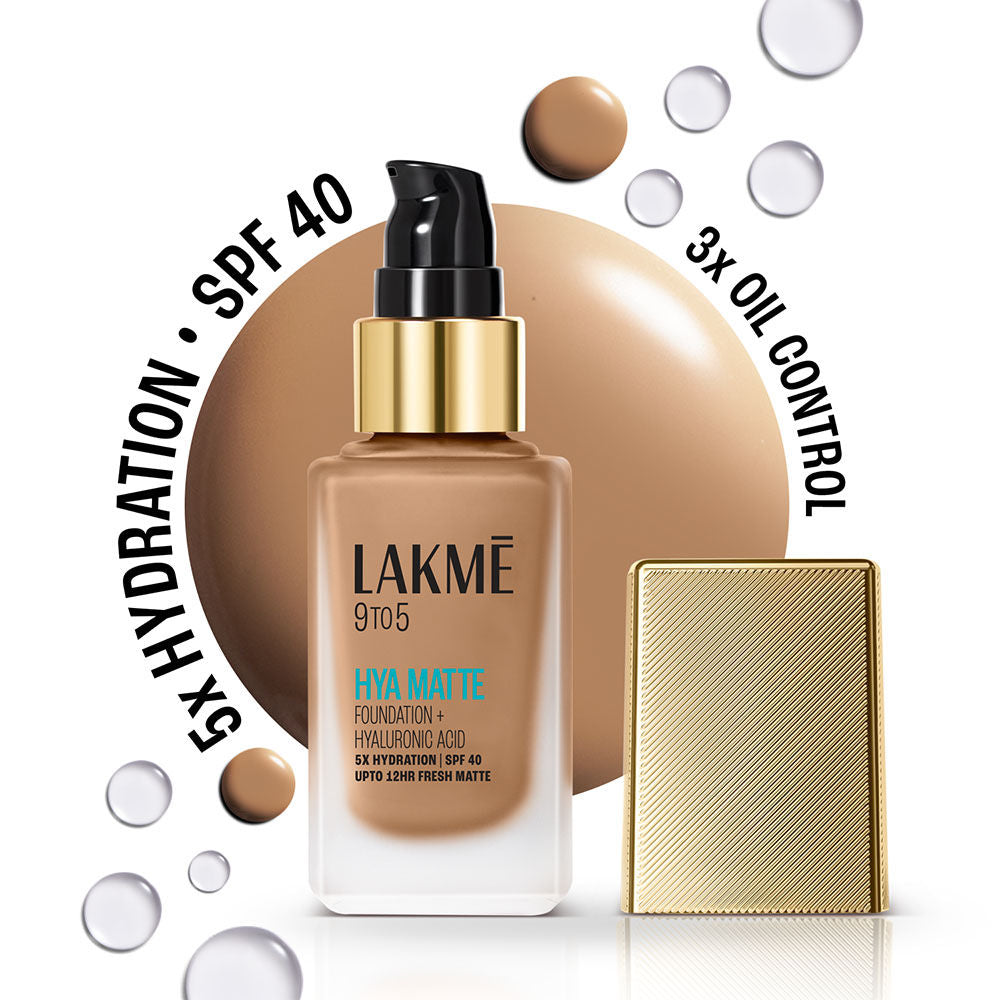 9to5 Hya Matte Foundation + Hyaluronic Acid - Cool Tan