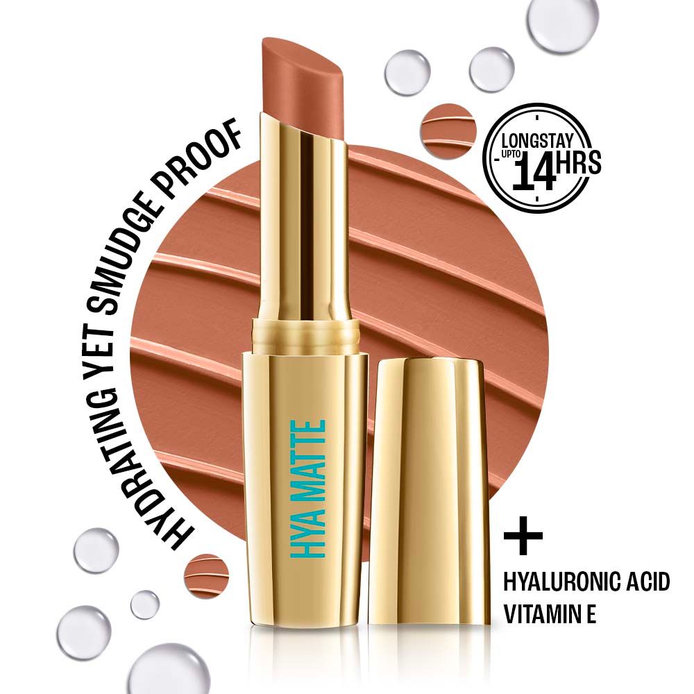 9 To 5 Hya Matte Lipstick - Team Toffee