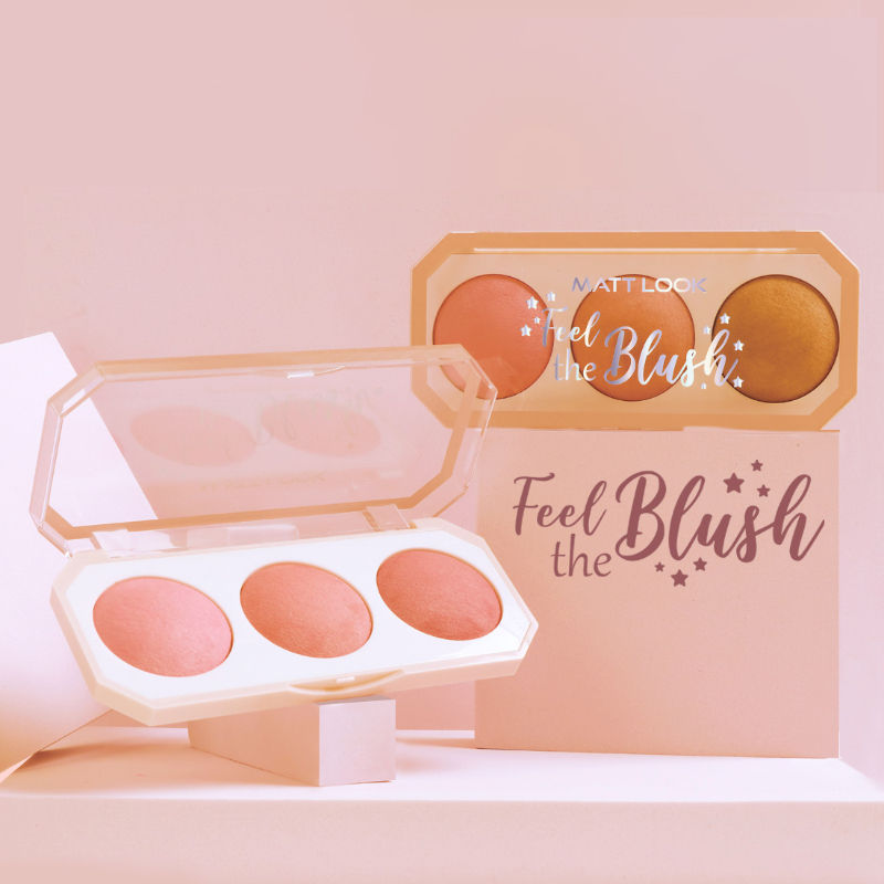 Feel The Blush Baked Blush Trio Palette