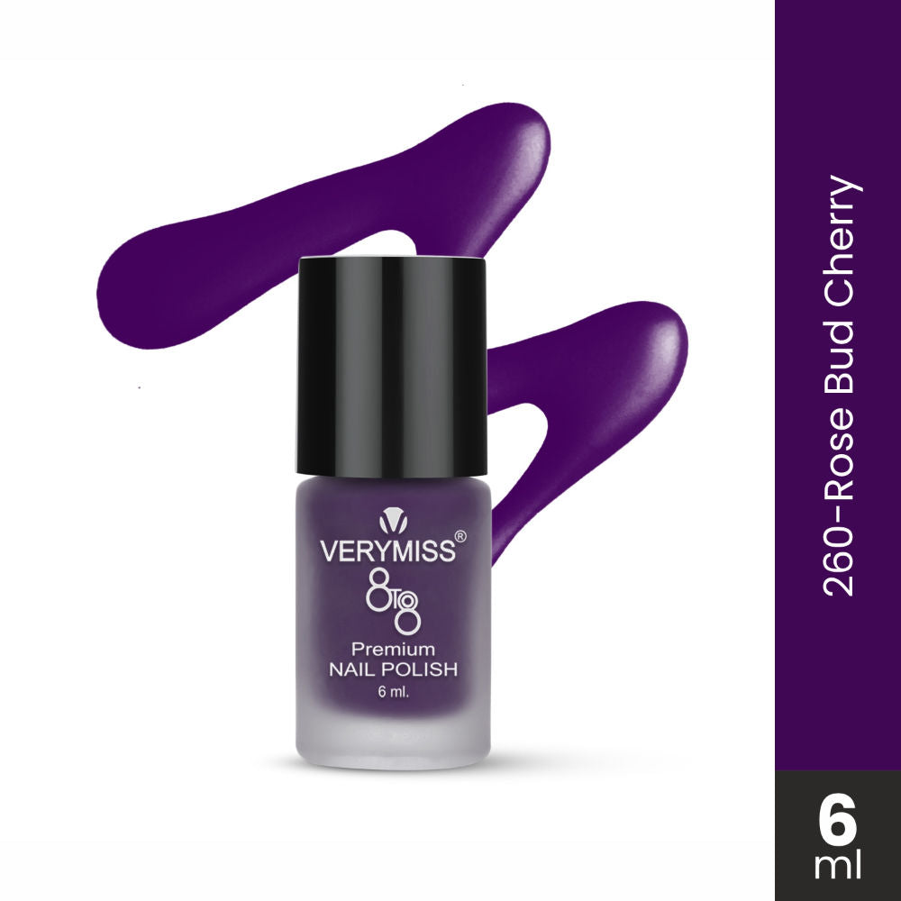 Premium Matte Nail Polish - 260 Rose Bud Cherry