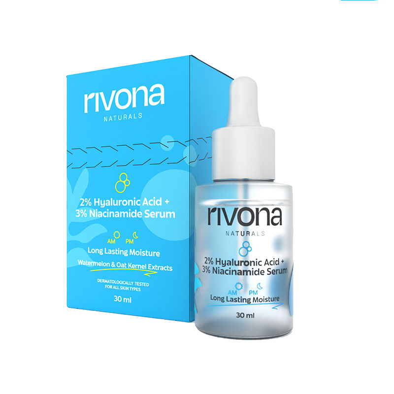 3% Niacinamide 2% Hyaluronic Acid Face Serum- Fades Acne Marks And Blemishes