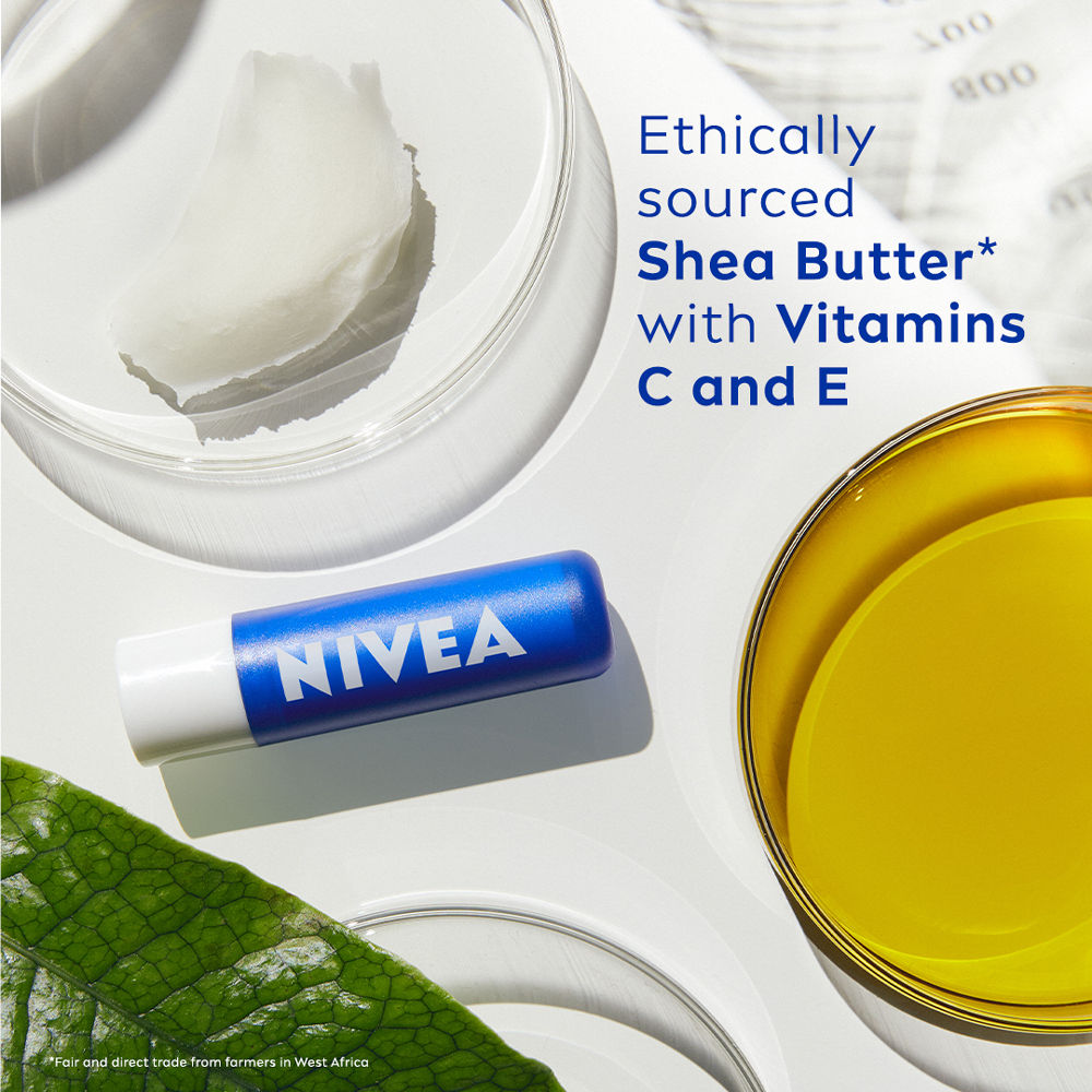 Shea butter Lip Balm with Natural oils & 24H melt-in moisture-Original care