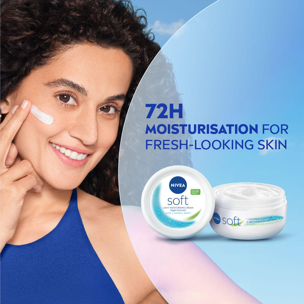 Soft Vit E Light Non Sticky Face Moisturiser Cream Fresh & Hydrated Skin For All Skin Types
