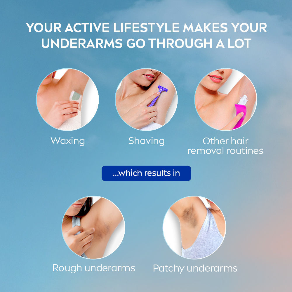 Natural Glow Even Toned Vit C & 0% Alcohol Deo Underarm Roll On 72Hr Active Protection