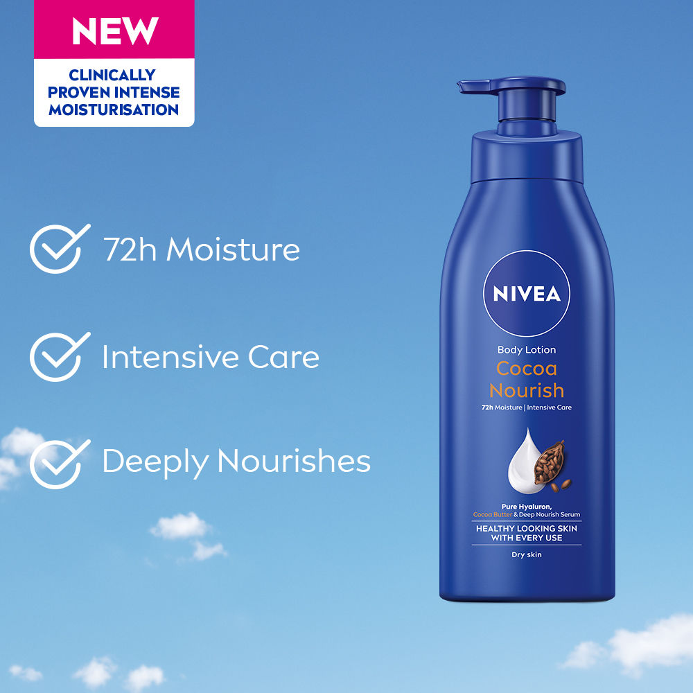 48H Deep Moisture Care Cocoa Butter & Vit E Body Lotion For Very Dry Skin