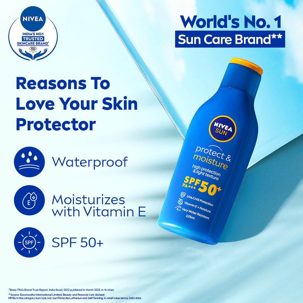 SPF 50+ PA+++ & Vit E Face Sunscreen- Instant & Waterproof Protection