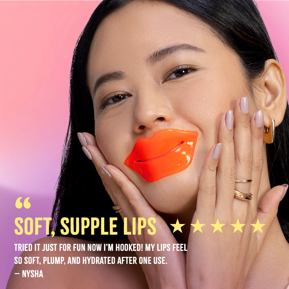 Nykaa Hydrogel Lip Mask - Orange Kiss