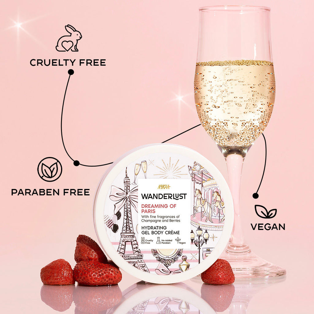 Dreaming of Paris Hydrating Gel Body Creme with Champagne and Strawberry
